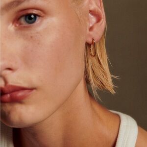 Like new Sézane Gold Claudia Hoop Earrings